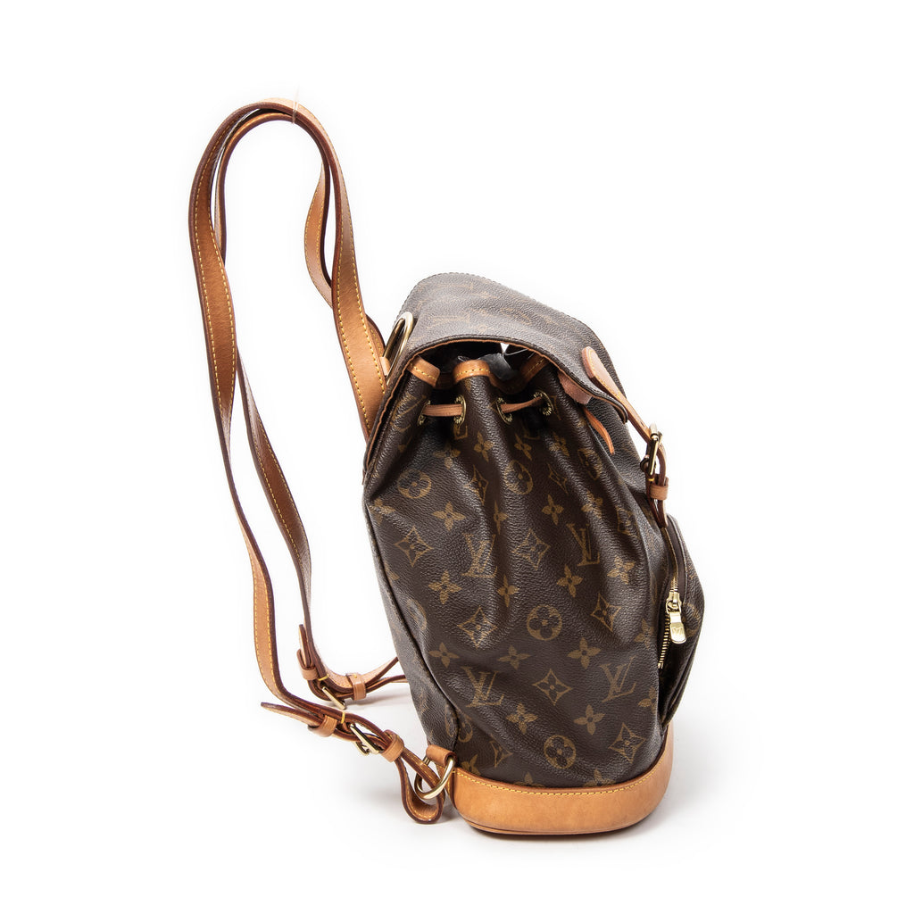 Backpack Montsouris MM Brown Monogram Canvas
