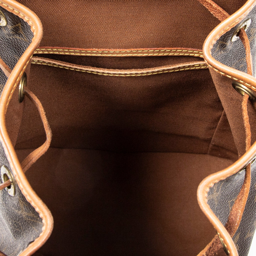 Backpack Montsouris MM Brown Monogram Canvas