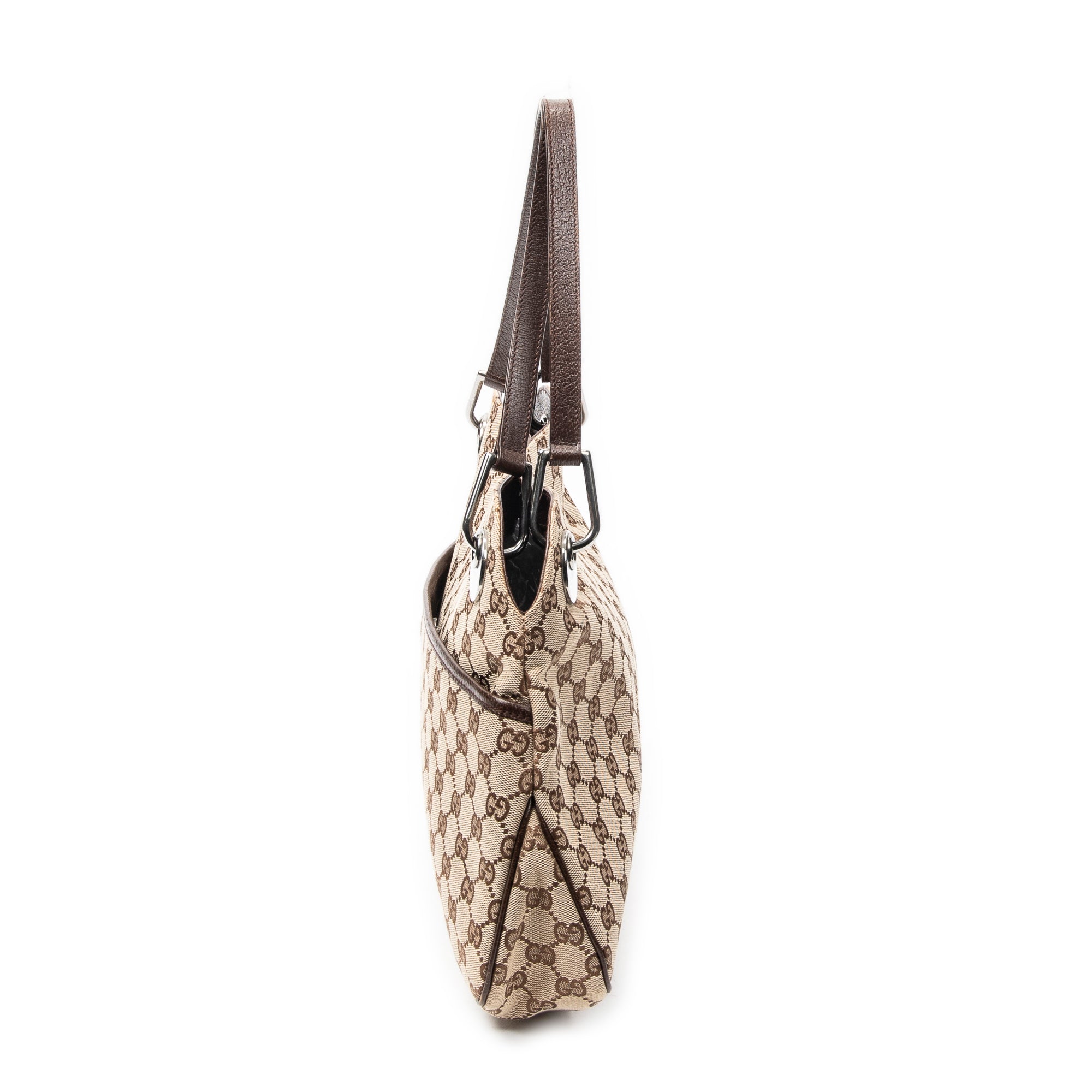 Bandolera Mediana Eclipse Tote Lona Monogramada Beige