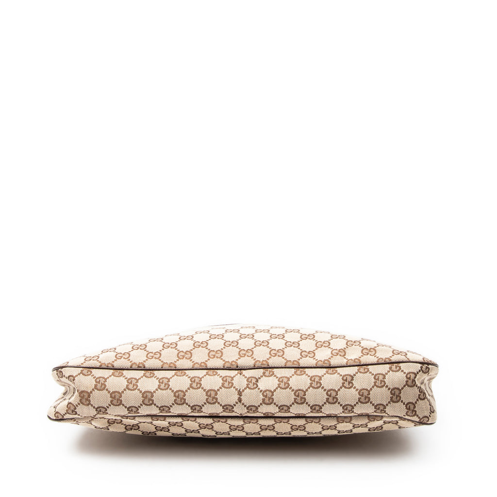 Bandolera Mediana Eclipse Tote Lona Monogramada Beige