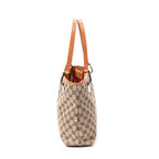 Bandolera Pequeña Eclipse Tote Lona Monogram Beige