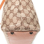 Shoulder Bag Small Eclipse Tote Beige Monogrammed Canvas