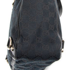 Handbag Small Abbey D-Ring Tote Black Monogrammed Canvas