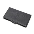 Wallet Timeless Long Bifold Wallet Black Caviar Leather