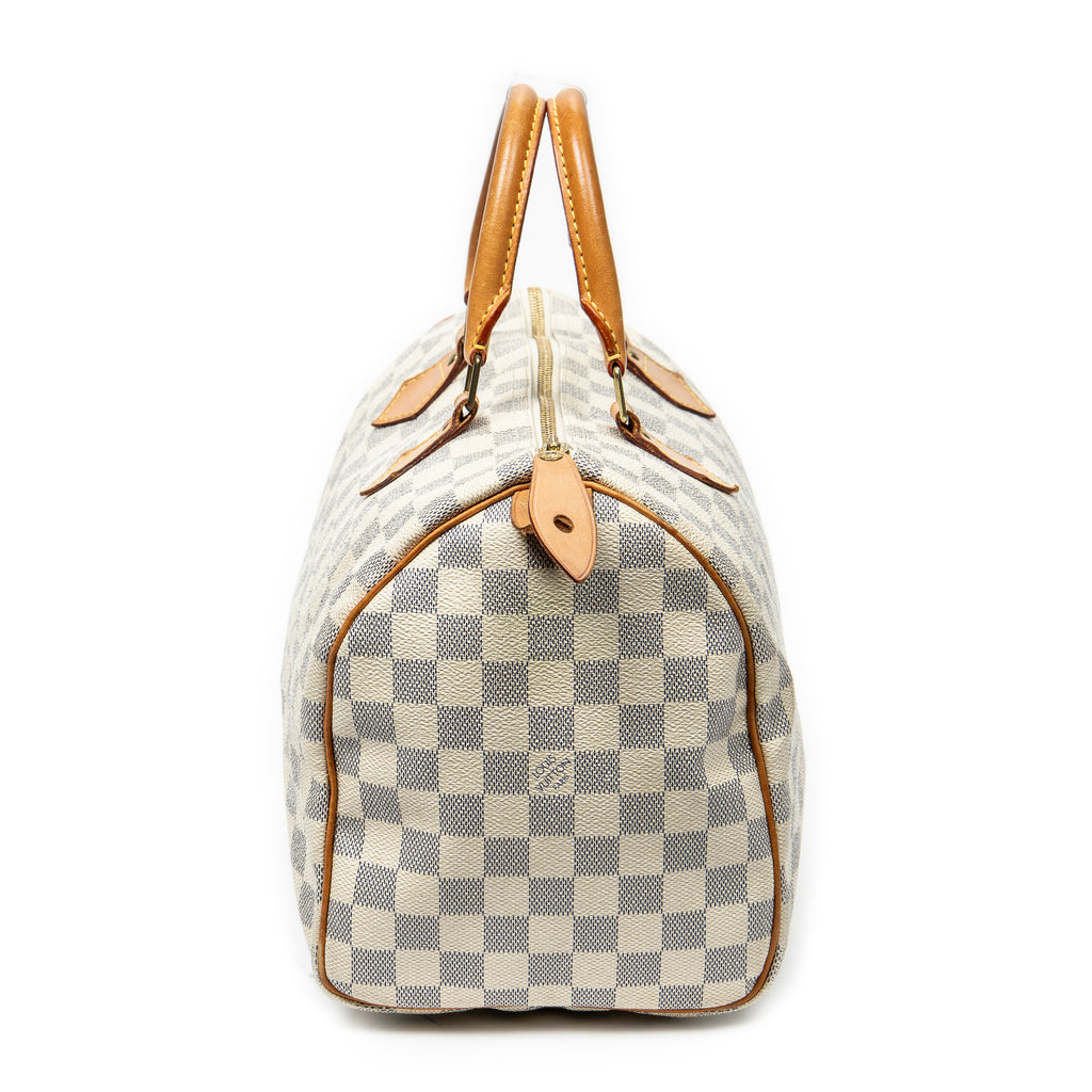 Bolso Speedy 30 Damier Azur Marfil