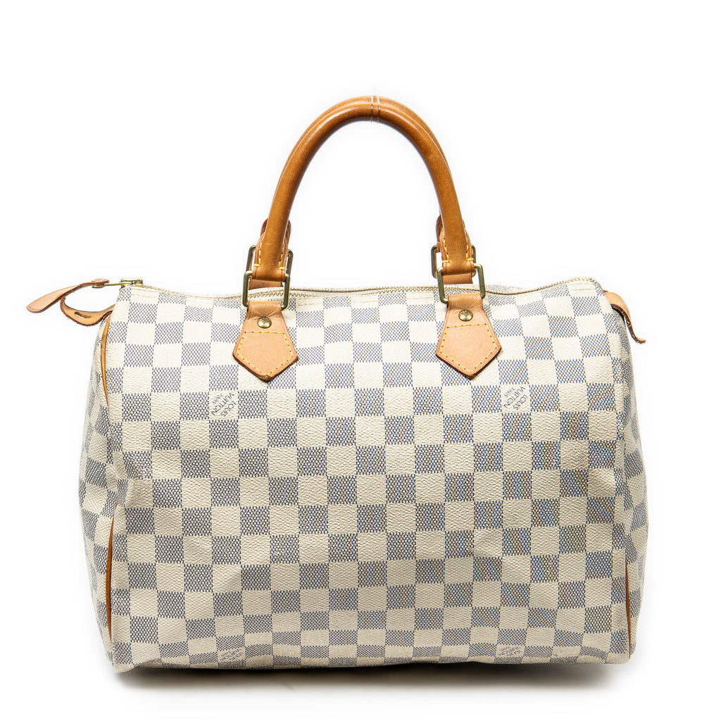 Bolso Speedy 30 Damier Azur Marfil
