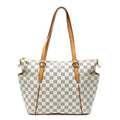 Shoulder Bag Totally PM Ivory Damier Azur
