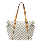 Shoulder Bag Totally PM Ivory Damier Azur