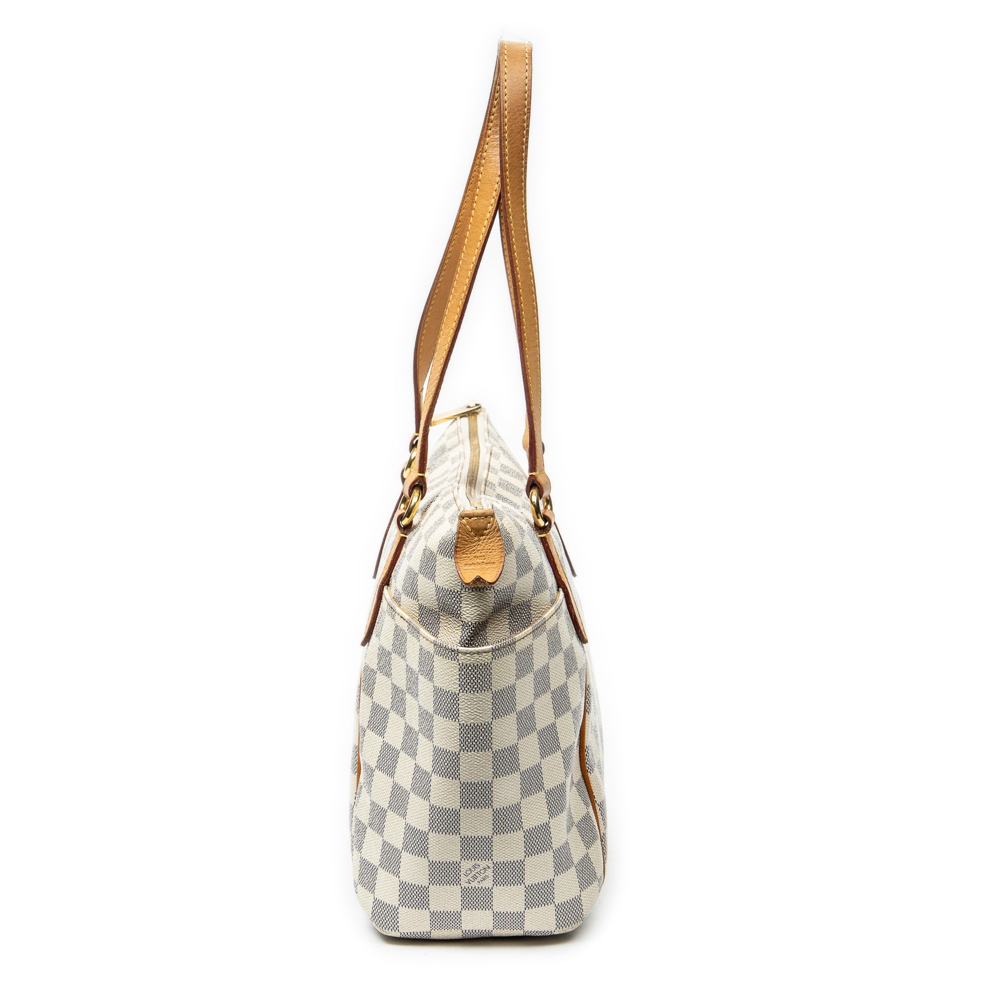 Shoulder Bag Totally PM Ivory Damier Azur
