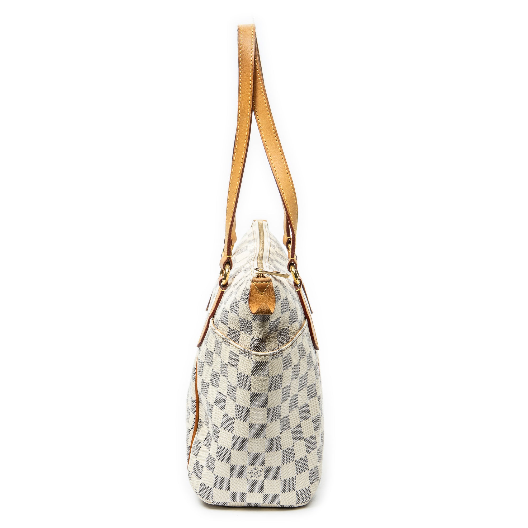 Shoulder Bag Totally PM Ivory Damier Azur