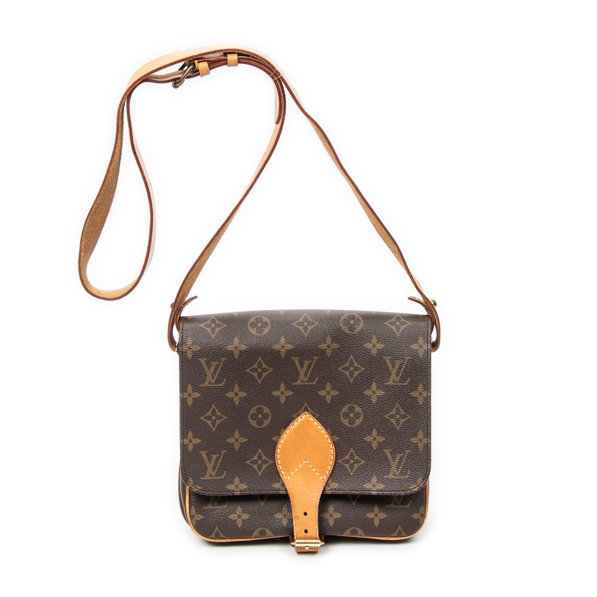 Bolso de Hombro Cartouchiere MM Lona Monogram Marrón