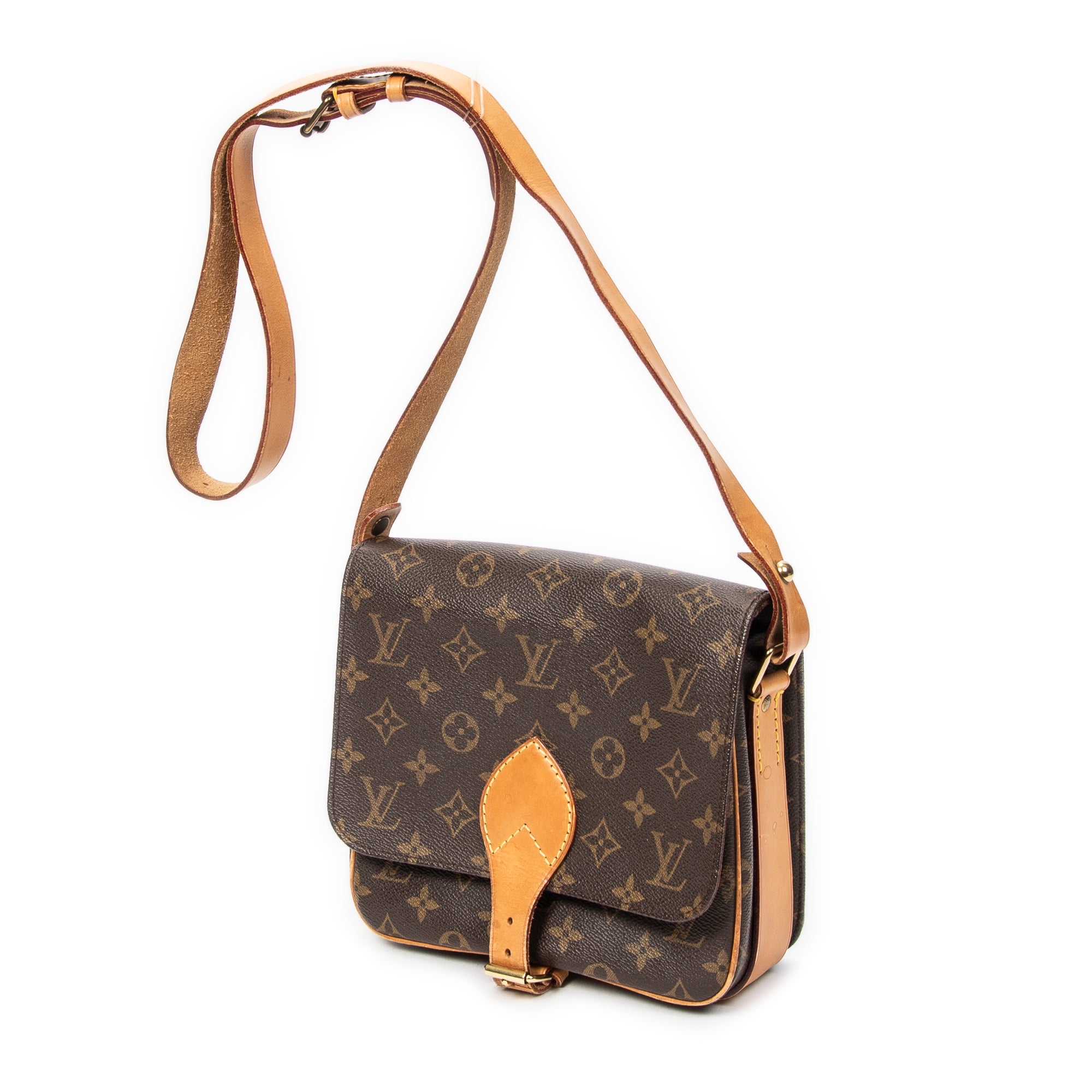 Bolso de Hombro Cartouchiere MM Lona Monogram Marrón