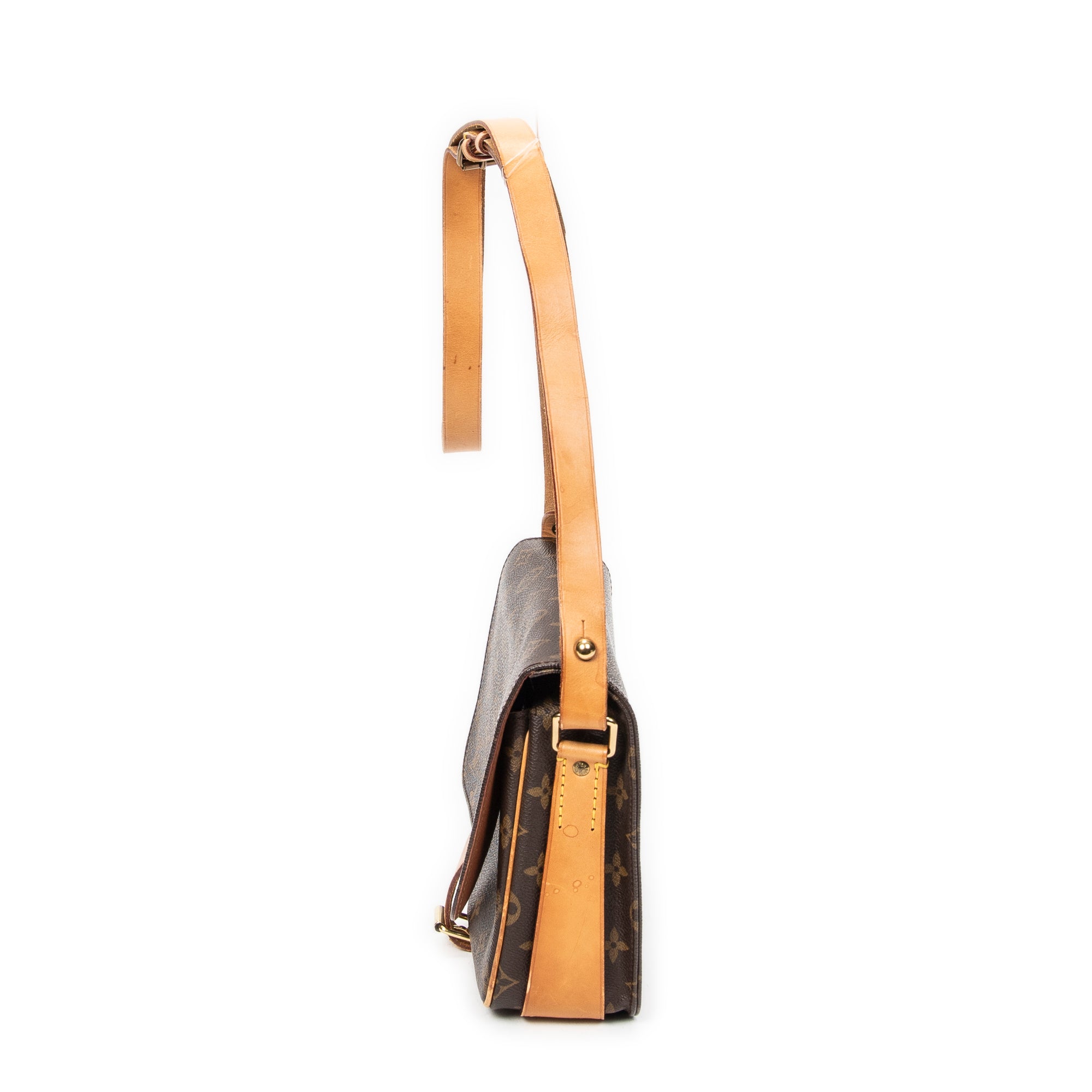 Bolso de Hombro Cartouchiere MM Lona Monogram Marrón