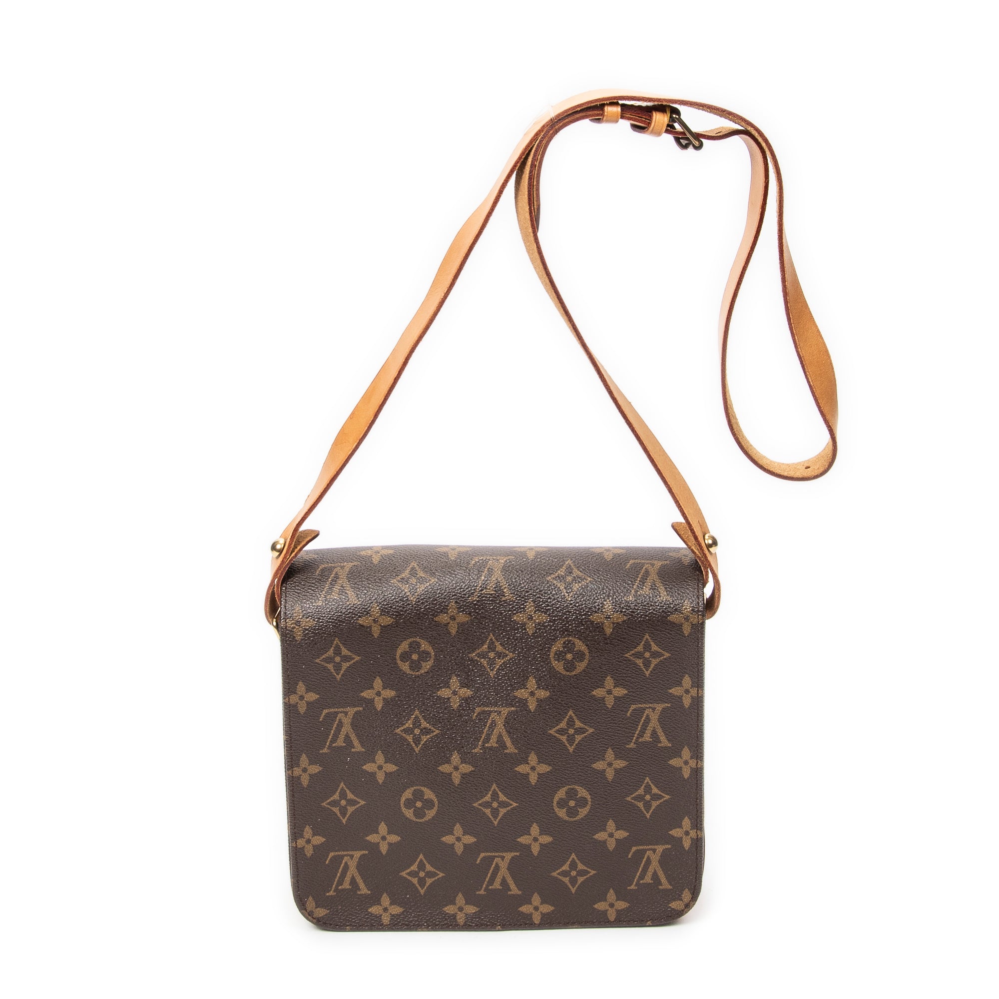 Bolso de Hombro Cartouchiere MM Lona Monogram Marrón