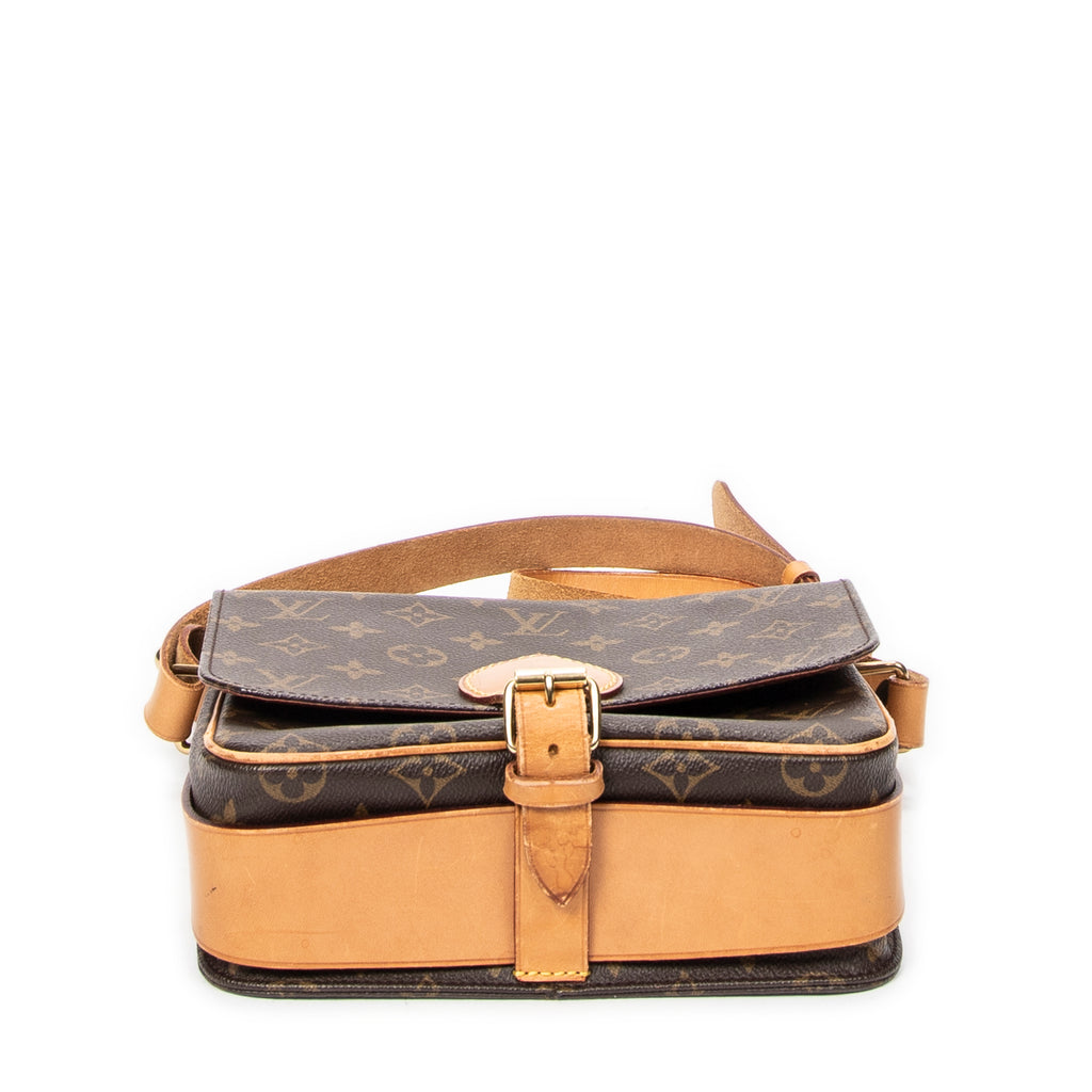 Bolso de Hombro Cartouchiere MM Lona Monogram Marrón
