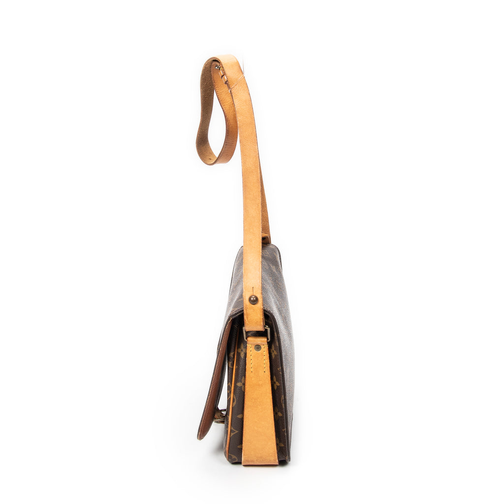 Shoulder Bag Cartouchiere MM Brown Monogram Canvas