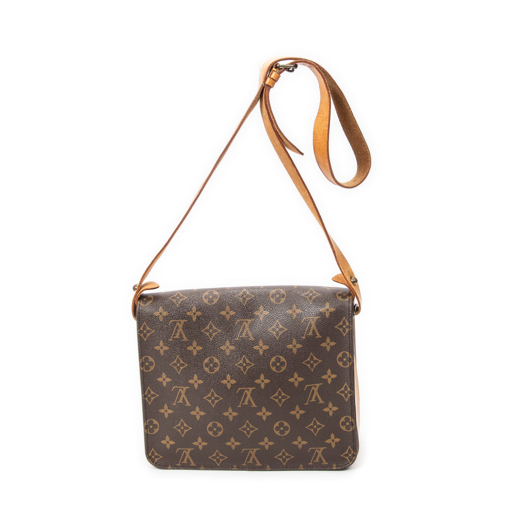 Shoulder Bag Cartouchiere MM Brown Monogram Canvas