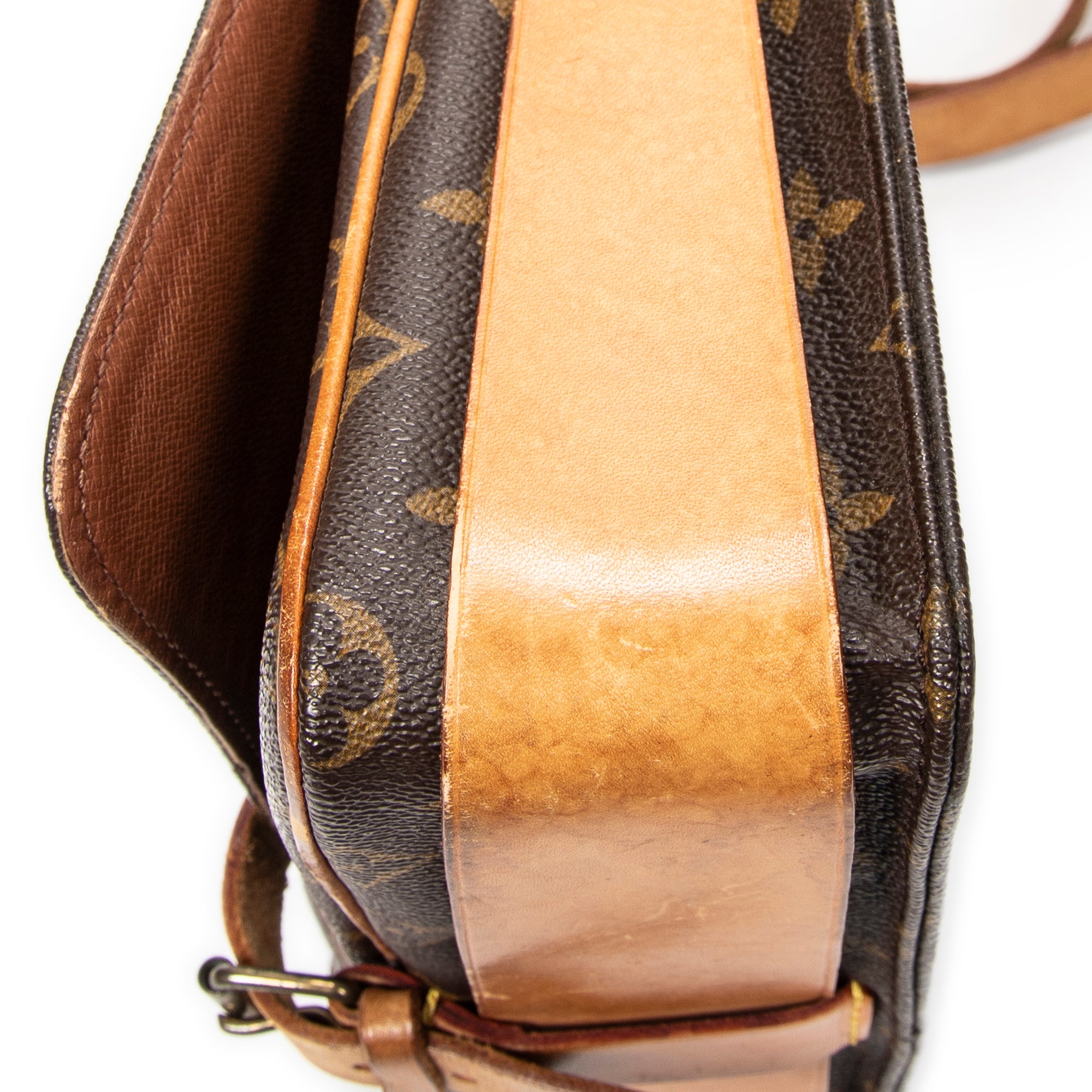 Shoulder Bag Cartouchiere MM Brown Monogram Canvas