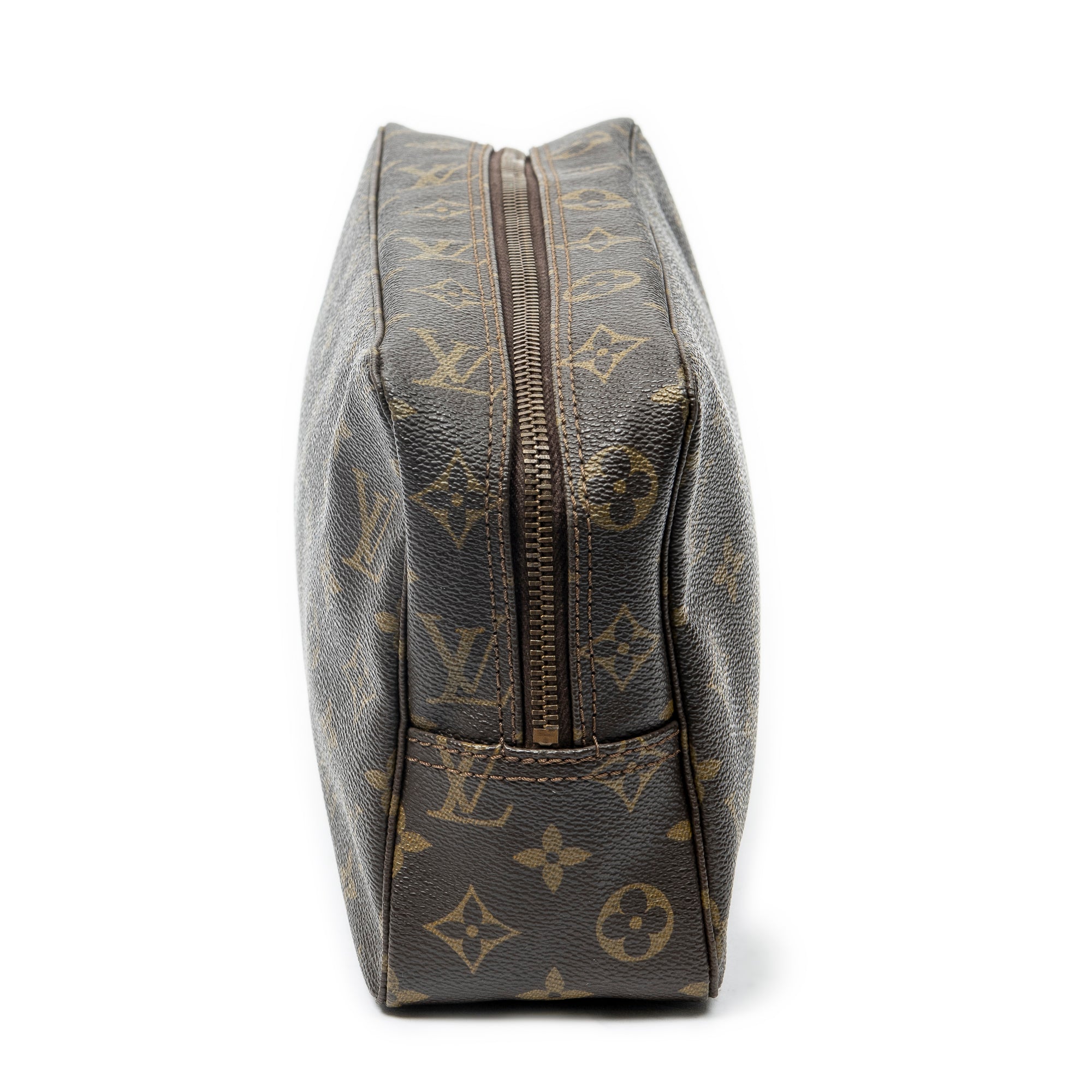 Pouch Toiletry Pouch GM Brown Monogram Canvas