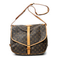 Bolso de hombro Saumur GM Lona Monogram Marrón