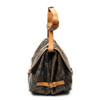 Bolso de hombro Saumur GM Lona Monogram Marrón