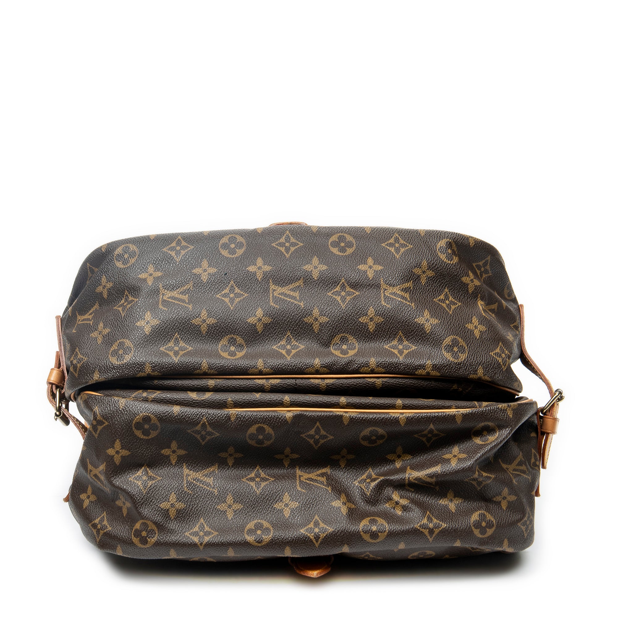Bolso de hombro Saumur GM Lona Monogram Marrón