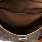 Bolso de hombro Saumur GM Lona Monogram Marrón