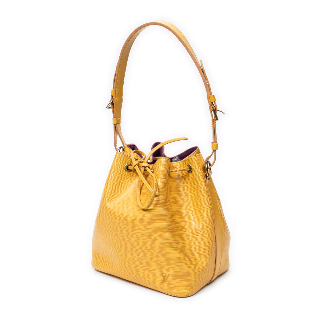 Shoulder Bag Noe PM Yellow Epi