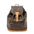 Mochila Montsouris GM Lona Monogram Marrón