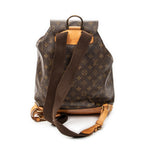 Mochila Montsouris GM Lona Monogram Marrón