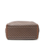 Handbag Vintage Mini Boston Brown Macadam Coated Canvas