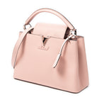Shoulder Bag Capucines PM Rose Ballerine Taurillon Clemence Leather