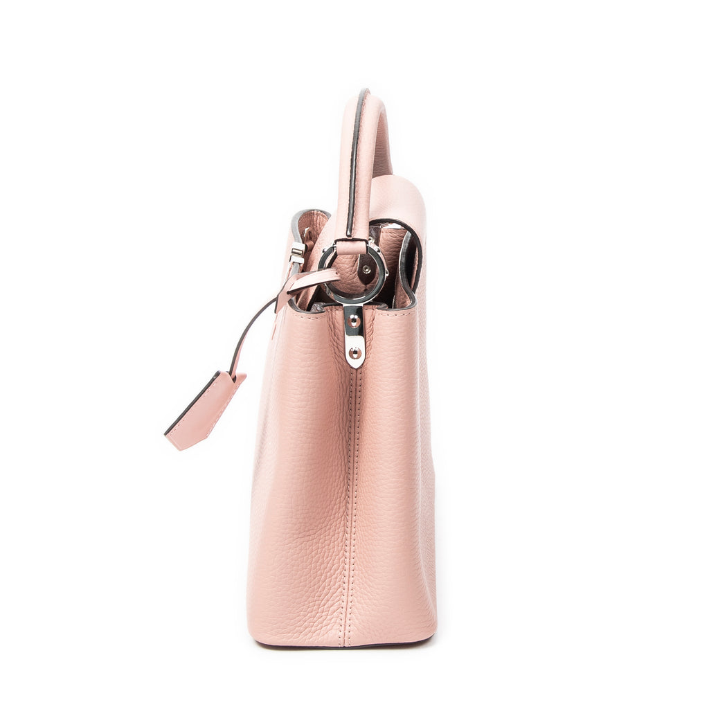 Shoulder Bag Capucines PM Rose Ballerine Taurillon Clemence Leather