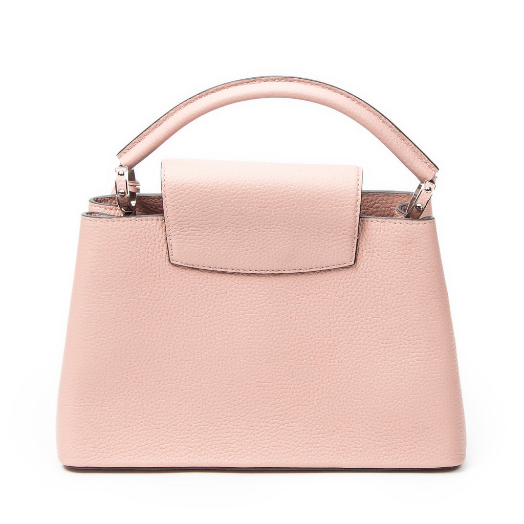 Shoulder Bag Capucines PM Rose Ballerine Taurillon Clemence Leather