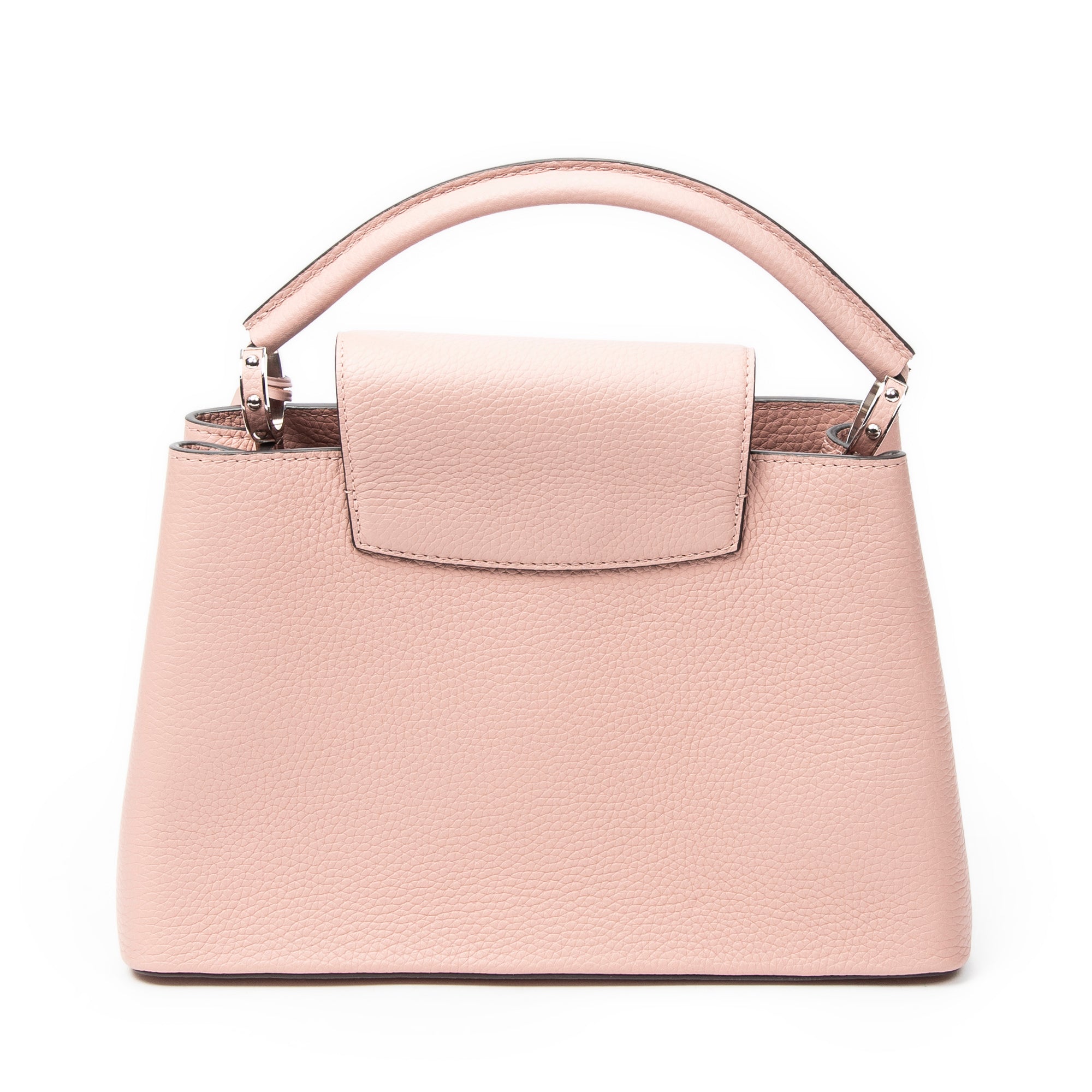 Shoulder Bag Capucines PM Rose Ballerine Taurillon Clemence Leather