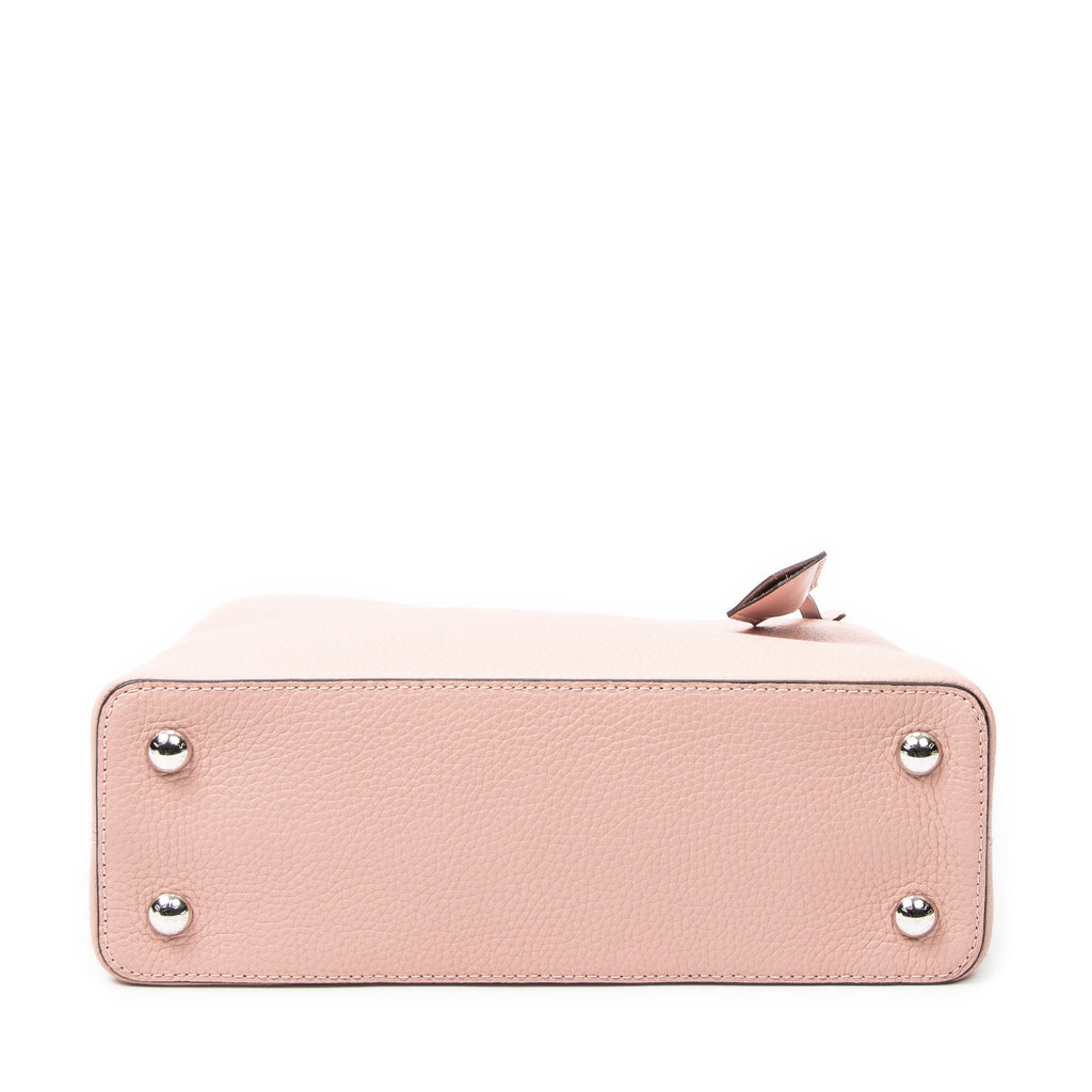 Shoulder Bag Capucines PM Rose Ballerine Taurillon Clemence Leather