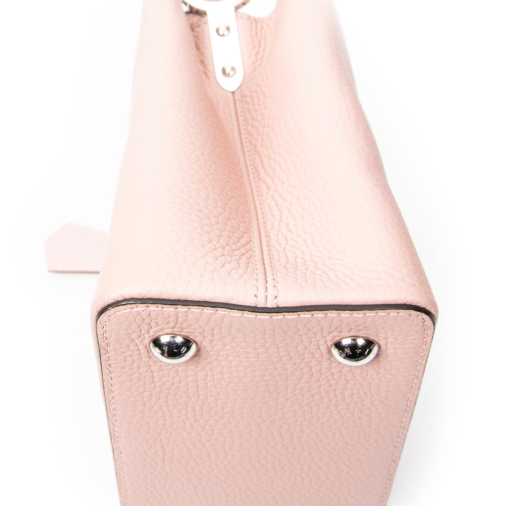 Shoulder Bag Capucines PM Rose Ballerine Taurillon Clemence Leather