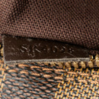 Bolso de hombro Naviglio Damier Ebene marrón