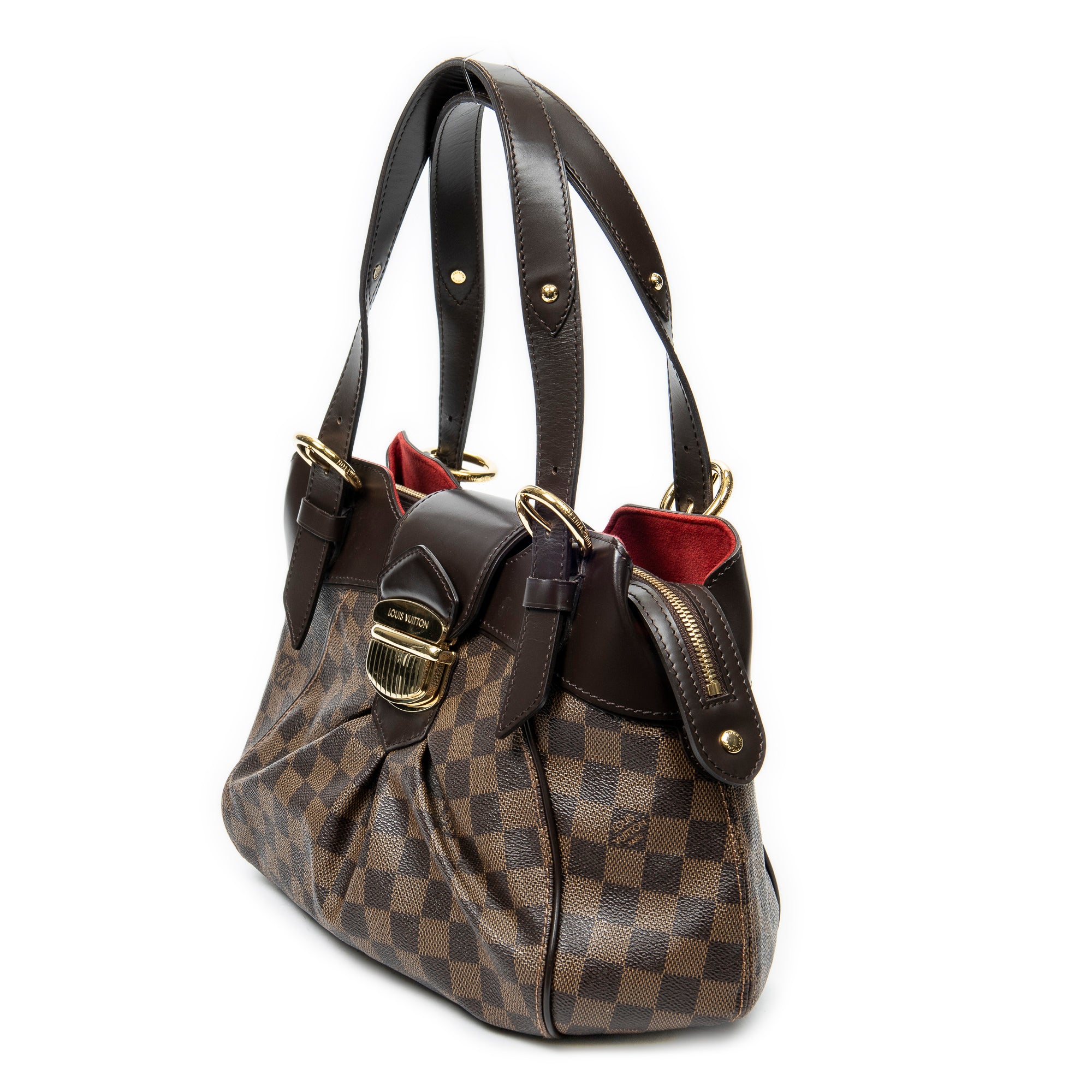 Shoulder Bag Sistina PM Brown Damier Ebene