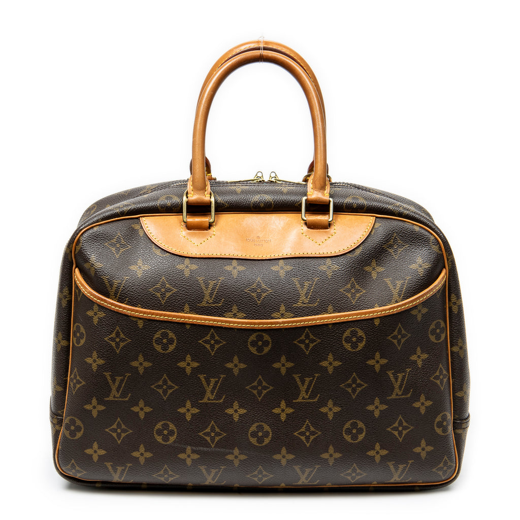 Handbag Deauville Brown Monogram Canvas