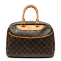 Handbag Deauville Brown Monogram Canvas