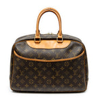 Handbag Deauville Brown Monogram Canvas