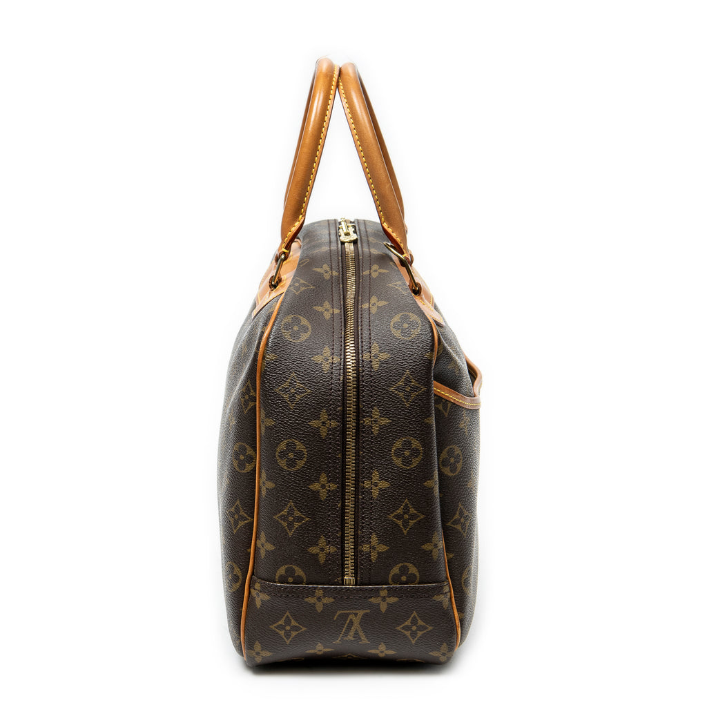 Handbag Deauville Brown Monogram Canvas
