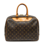 Handbag Deauville Brown Monogram Canvas