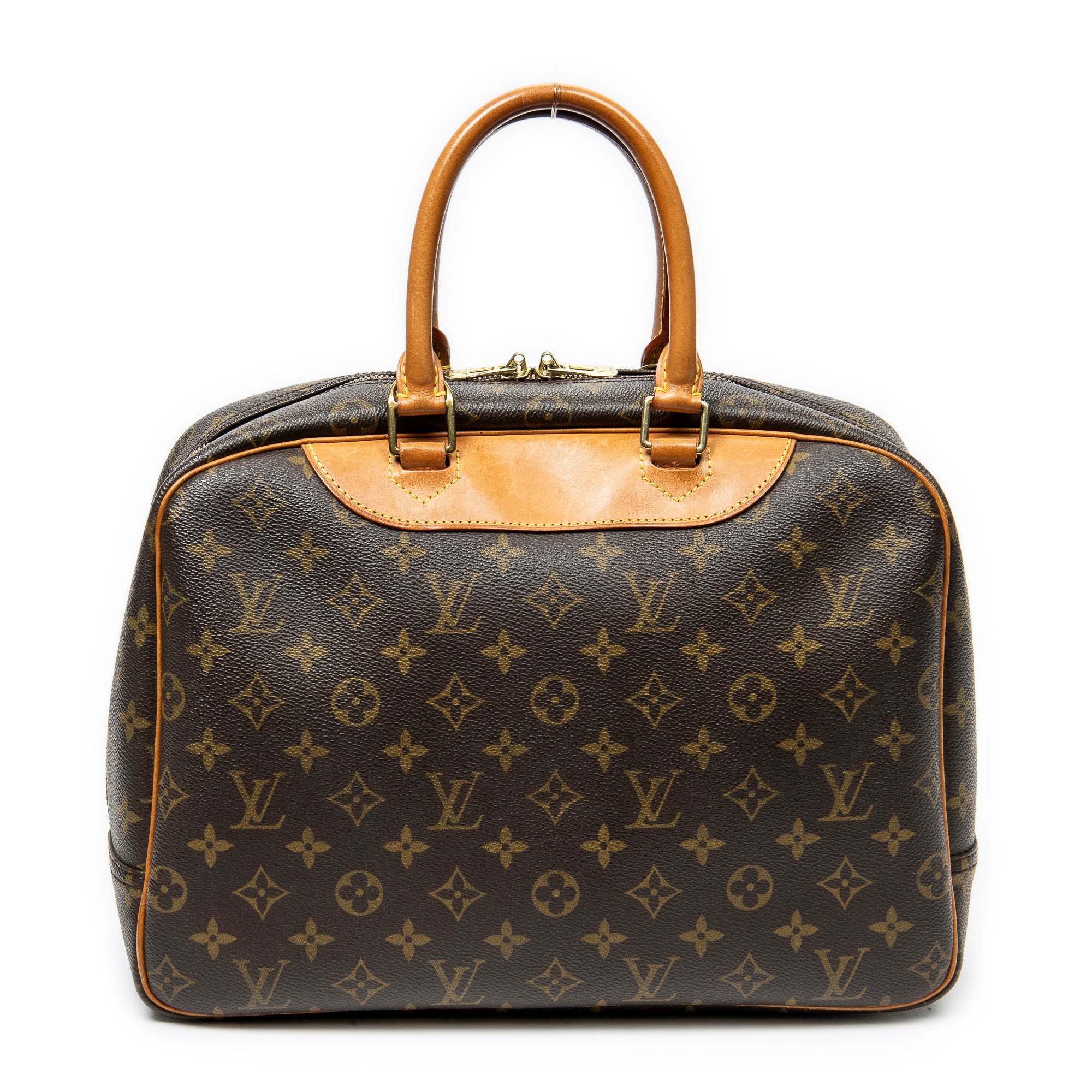 Handbag Deauville Brown Monogram Canvas
