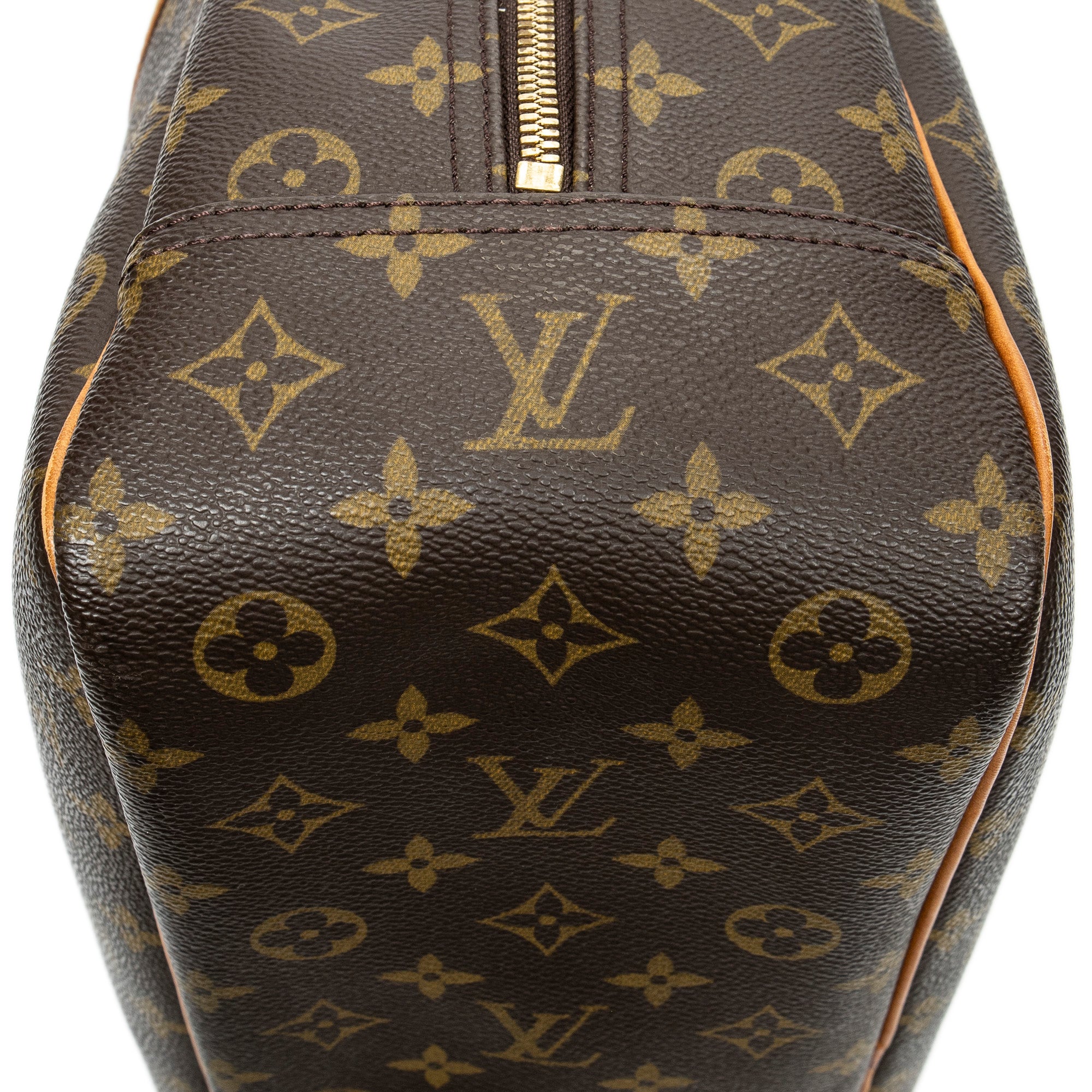 Handbag Deauville Brown Monogram Canvas
