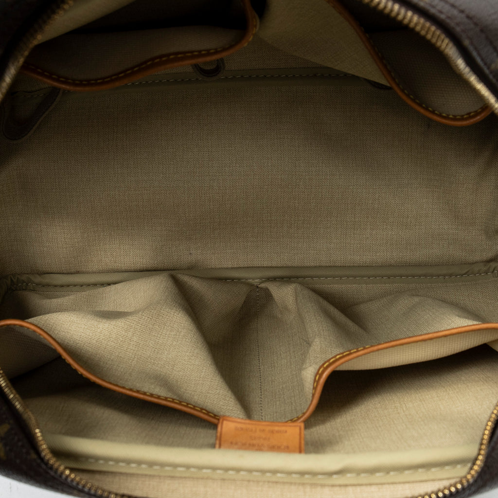 Handbag Deauville Brown Monogram Canvas