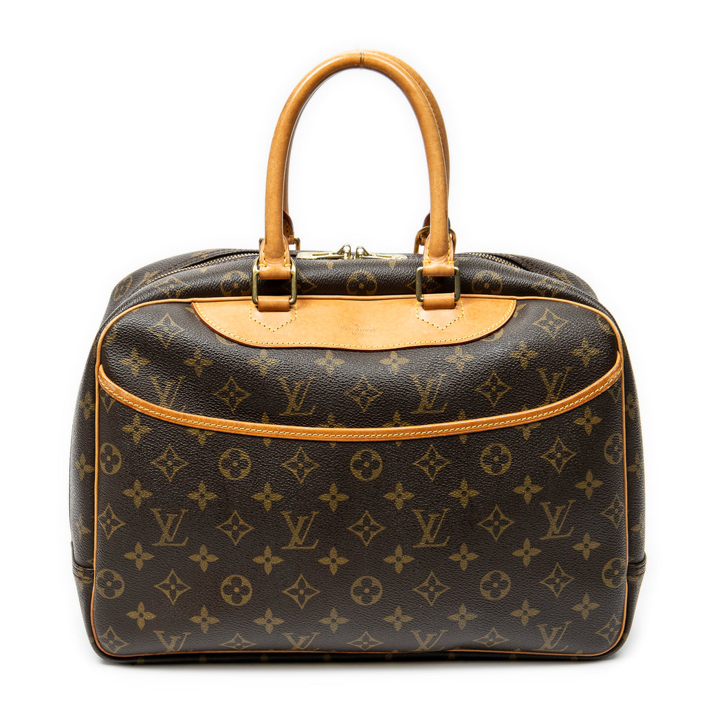 Handbag Deauville Brown Monogram Canvas