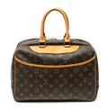 Handbag Deauville Brown Monogram Canvas