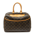 Handbag Deauville Brown Monogram Canvas